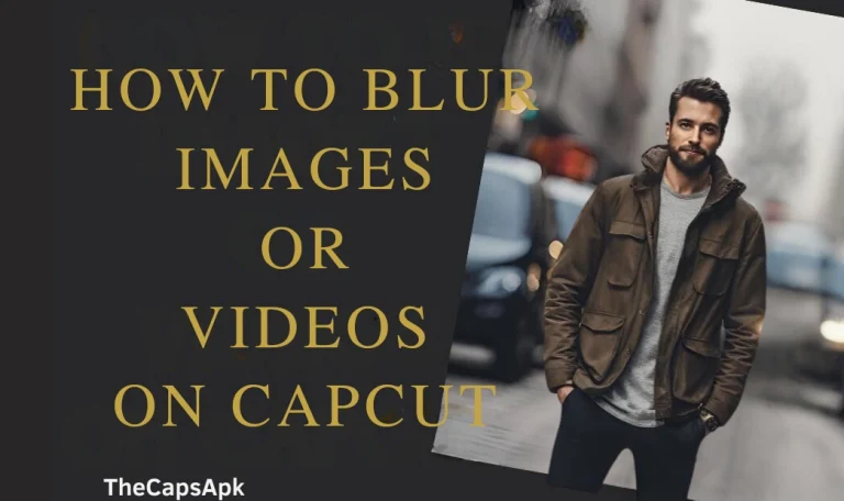 How To Add Blur to Images or Videos On Capcut (Guide 2024)